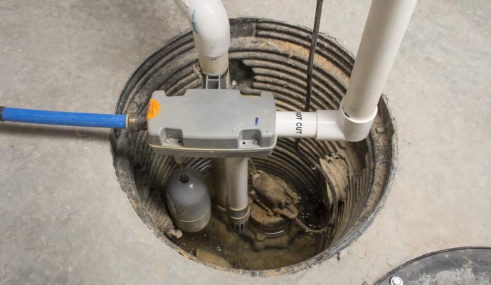 Sump pump installation service