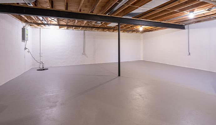 Basement waterproofing