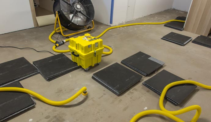 Flood drying equipment