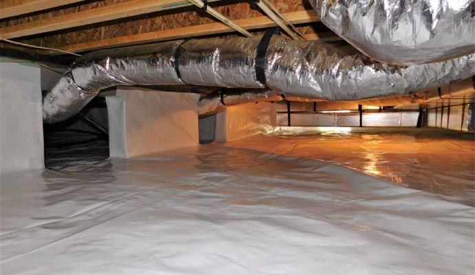 Crawl space encapsulation
