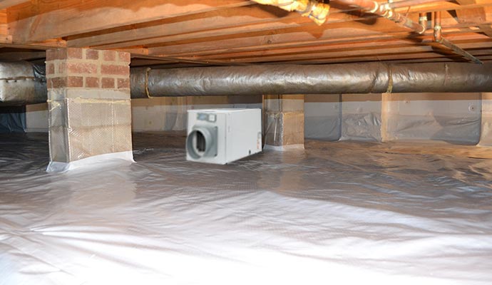 encapsulated crawlspace