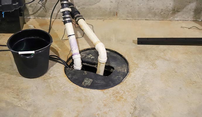 Sump pump installation service