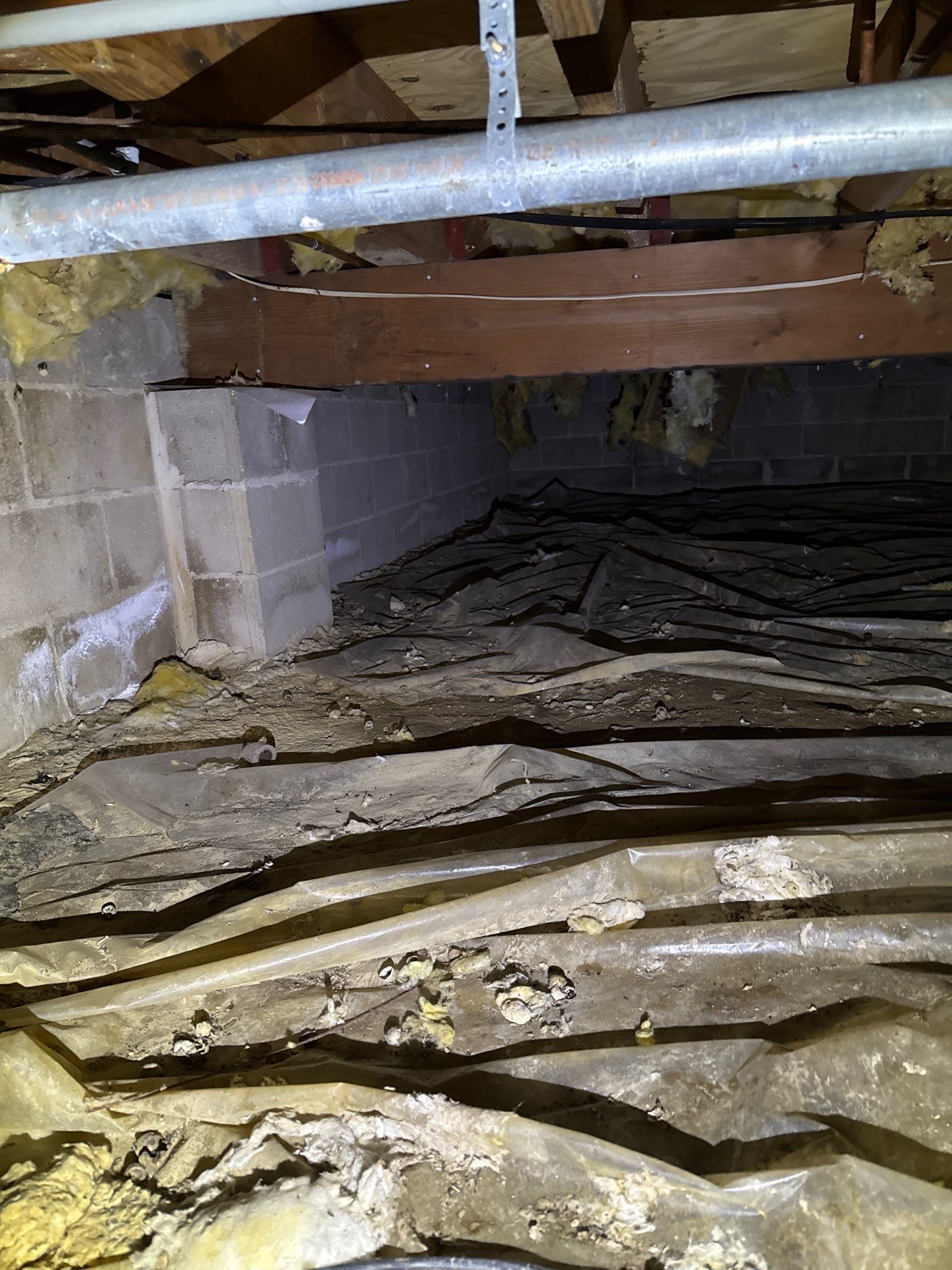 crawlspace waterproofing inspection