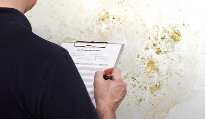 inspecting mold