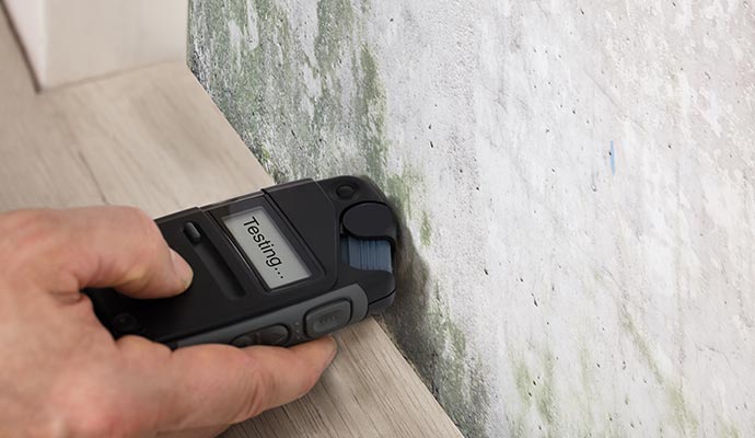 testing mold by device