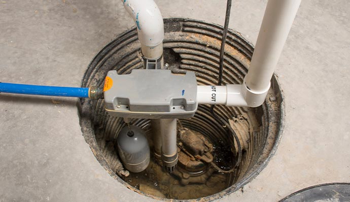 Clean sump pump